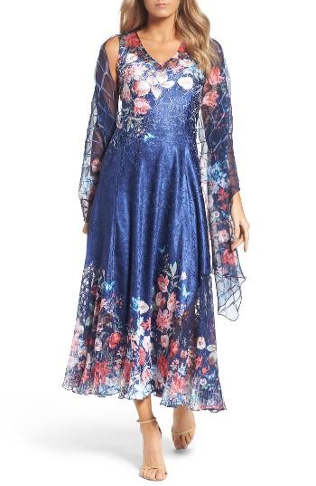 Women's Komarov Maxi Dress & Shawl