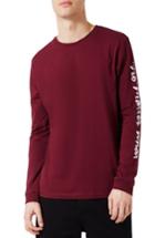 Men's Topman No Matter What Graphic T-shirt, Size - Burgundy