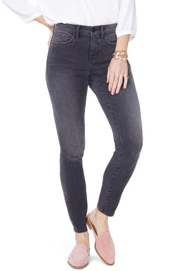 Women's Nydj Ami High Waist Skinny Jeans - Grey