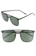 Men's Quay Australia Hendrix 64mm Navigator Sunglasses - Black/ Green