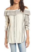Women's Stone Cold Fox Poppy Off The Shoulder Top - Ivory