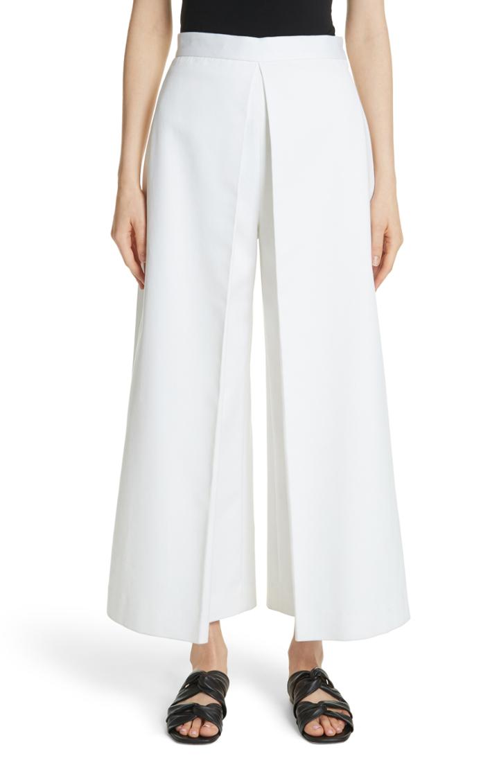 Women's Rosetta Getty Pleat Front Culottes