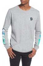Men's Nike Sb Globe Graphic Long Sleeve T-shirt - Grey