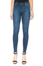 Petite Women's Liverpool Jeans Company Abby Stretch Curvy Fit Skinny Jeans P - Blue
