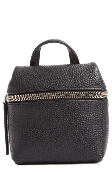 Kara Pebbled Leather Micro Satchel -