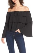 Women's Storee Ruffle Off The Shoulder Top