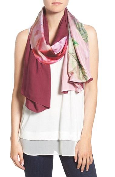 Women's Ted Baker London 'pure Peony' Split Scarf
