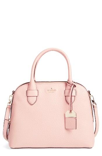 Kate Spade New York Carter Street - Small Ashleigh Leather Satchel - Beige