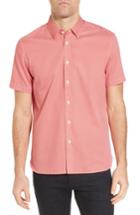 Men's Ted Baker London Slim Fit Print Sport Shirt (s) - Red