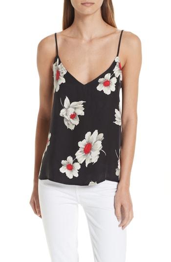 Women's Equipment Layla Floral Print Silk Camisole - Black