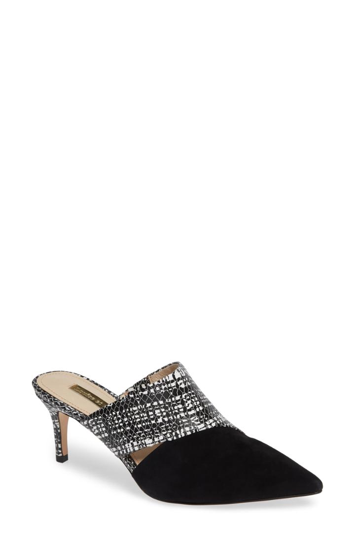Women's Louise Et Cie Jelisa Pointy Toe Mule .5 M - Black