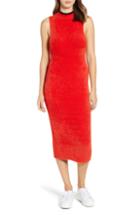 Women's Splendid Piuma Sleeveless Sweater Midi Dress - Red