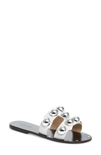 Women's Schutz Benedita Slide Sandal M - White