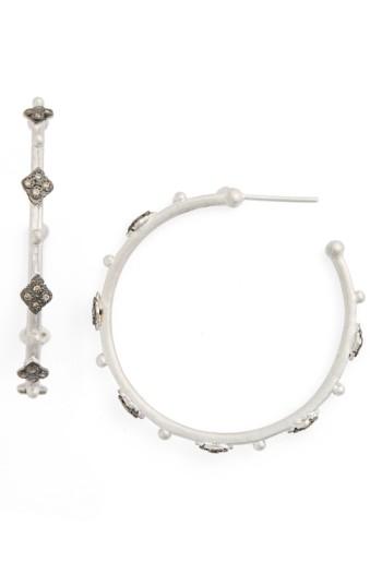 Women's Armenta New World Crivelli Diamond Hoop Earrings