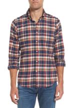 Men's Barbour Blake Plaid Sport Shirt, Size - Red