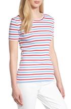 Women's 1901 Crewneck Cotton Blend Top, Size - White