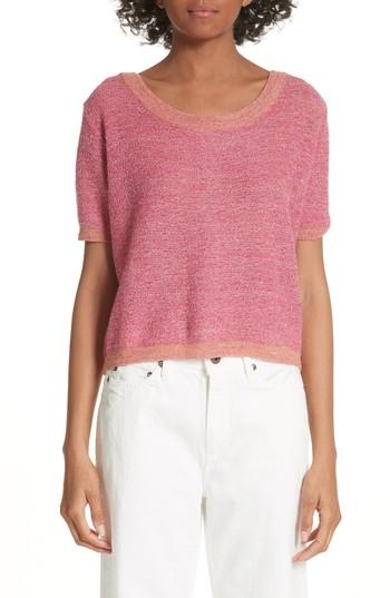 Women's Simon Miller Imlay Wool Backwards Cardigan - Pink