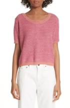 Women's Simon Miller Imlay Wool Backwards Cardigan - Pink