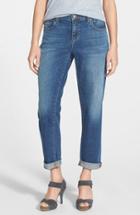 Women's Eileen Fisher Organic Cotton Boyfriend Jeans, Size 4 - Blue (online Only) (regular & )