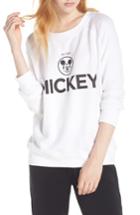 Women's David Lerner Mickey Sweatshirt - White