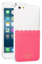 Kate Spade New York Scallop Leather Stick-on Smartphone Case Pocket - Pink
