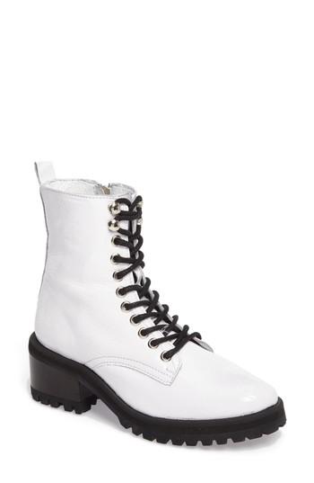 Women's Steve Madden Geneva Bootie M - White