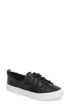 Women's Sperry Crest Vibe Creeper Sneaker M - Black