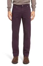 Men's Bugatchi Slim Fit Five-pocket Pants - Purple