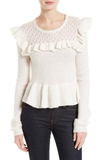 Women's La Vie Rebecca Taylor Ruffle Sweater