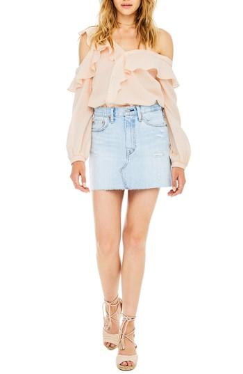 Women's Astr The Label Paige Off The Shoulder Blouse - Pink
