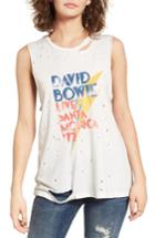 Women's Daydreamer Bowie Santa Monica Muscle Tee - White