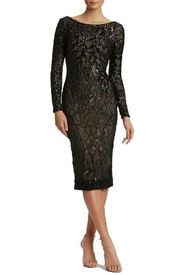 Women's Dress The Population Catalina - Black