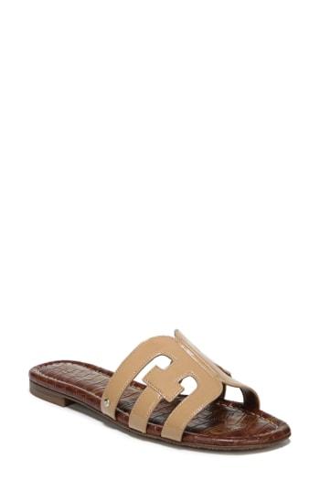 Women's Sam Edelman Bay Cutout Slide Sandal .5 M - Beige