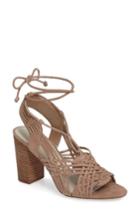 Women's 1.state Shannen Block Heel Sandal .5 M - Grey