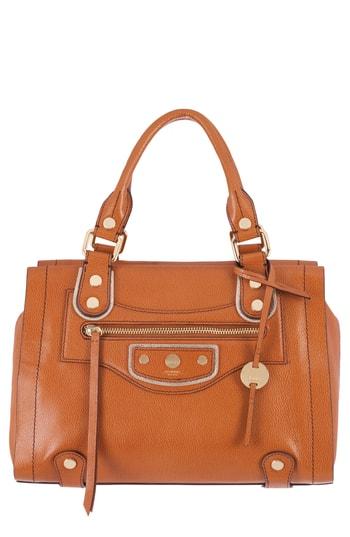 Lodis Los Angeles Madeline Rfid Leather Satchel - Brown