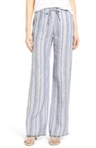 Women's Nic+zoe Relaxed Ribbon Stripe Linen Blend Pants