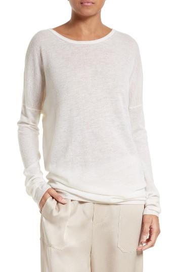 Women's Vince Cashmere Pullover - White