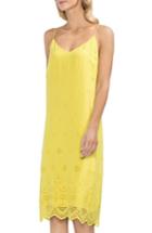 Women's Vince Camuto Eyelet Scallop Dress - Yellow