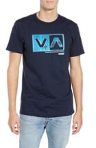 Men's Rvca Riso Box T-shirt - Blue
