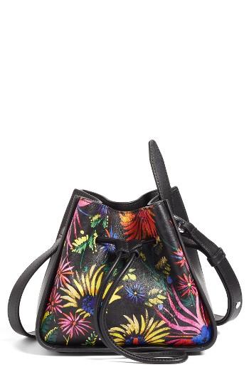 3.1 Phillip Lim Mini Soleil Print Leather Bucket Bag -