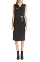 Women's Eliza J Stretch Crepe Sheath Dress (similar To 14w) - Black
