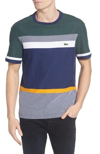 Men's Lacoste Honey Comb Stripe T-shirt