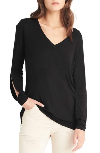 Women's Michael Stars Slit Sleeve Top