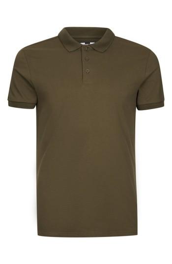 Men's Topman Muscle Fit Polo, Size - Green