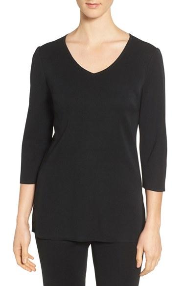 Women's Ming Wang V-neck Knit Tunic