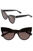 Women's Max Mara Anita 52mm Cat Eye Sunglasses - Black