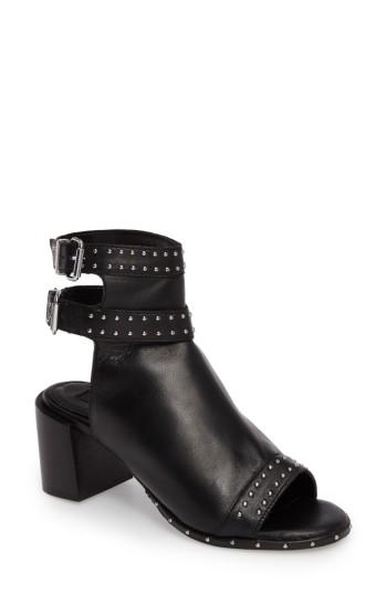 Women's Topshop North Studded Bootie Sandal .5us / 37eu - Black