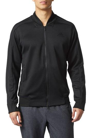 Men's Adidas Sport Id Track Bomber Jacket - Black