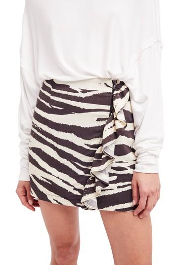 Women's Free People Ruffle Babe Miniskirt