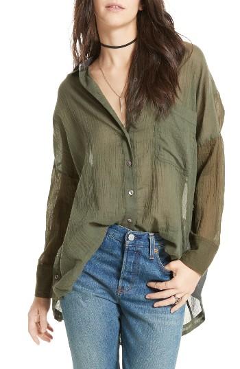 Women's Free People Rainbow Rays Shirt